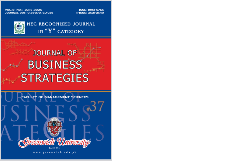 					View Vol. 19 No. 1 (2025): JOURNAL OF BUSNINESS STRATEGIES (JBS)
				